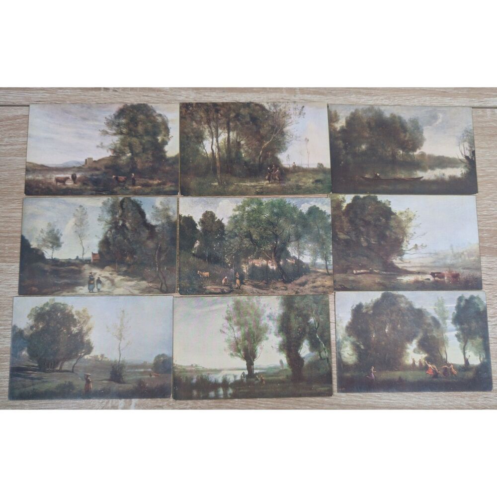 Vintage C.W. Faulkner Art Postcards Lot of 14 Landscape Painting Scenes